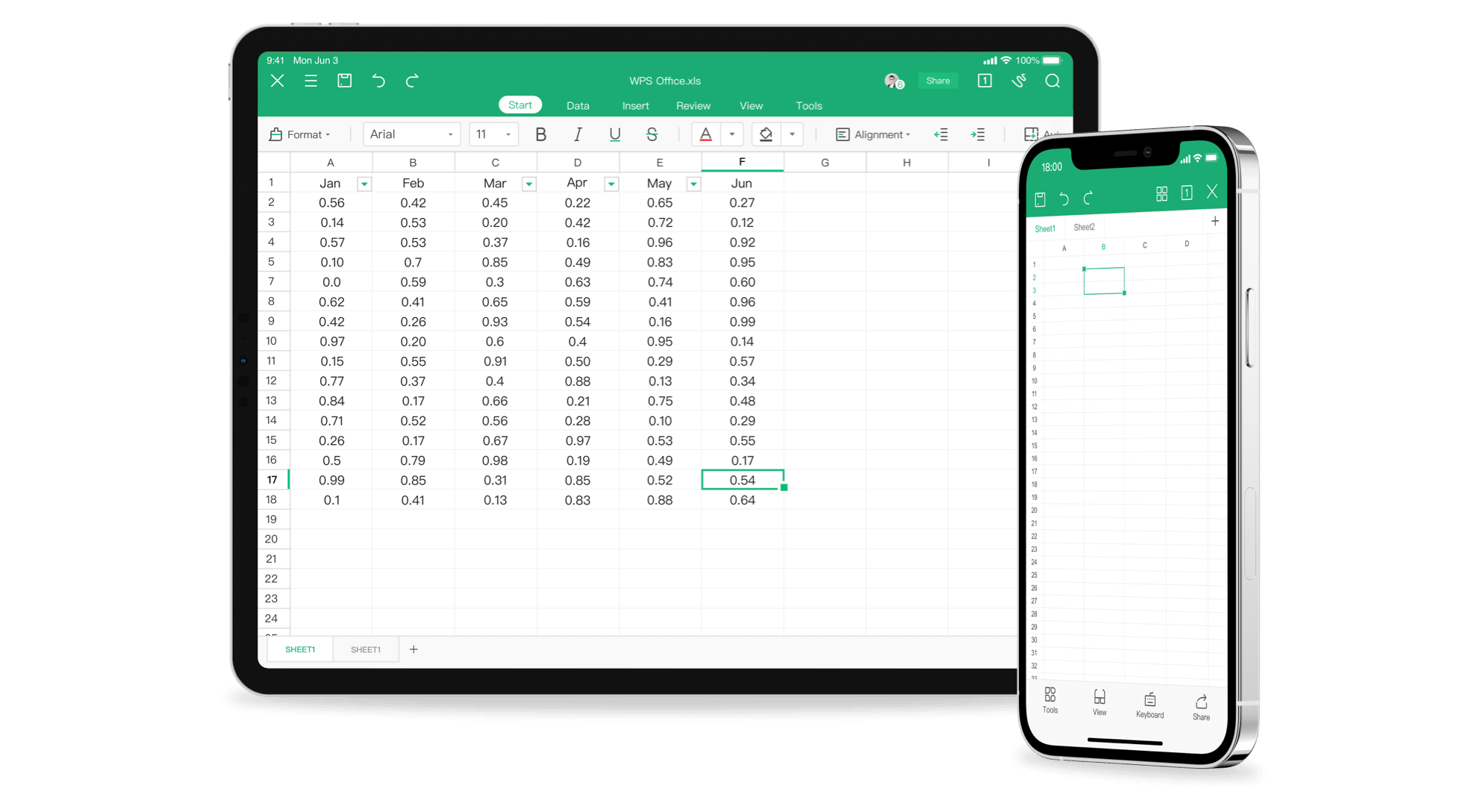 Бесплатный универсальный пакет Office Suite для iOS/ipadOS